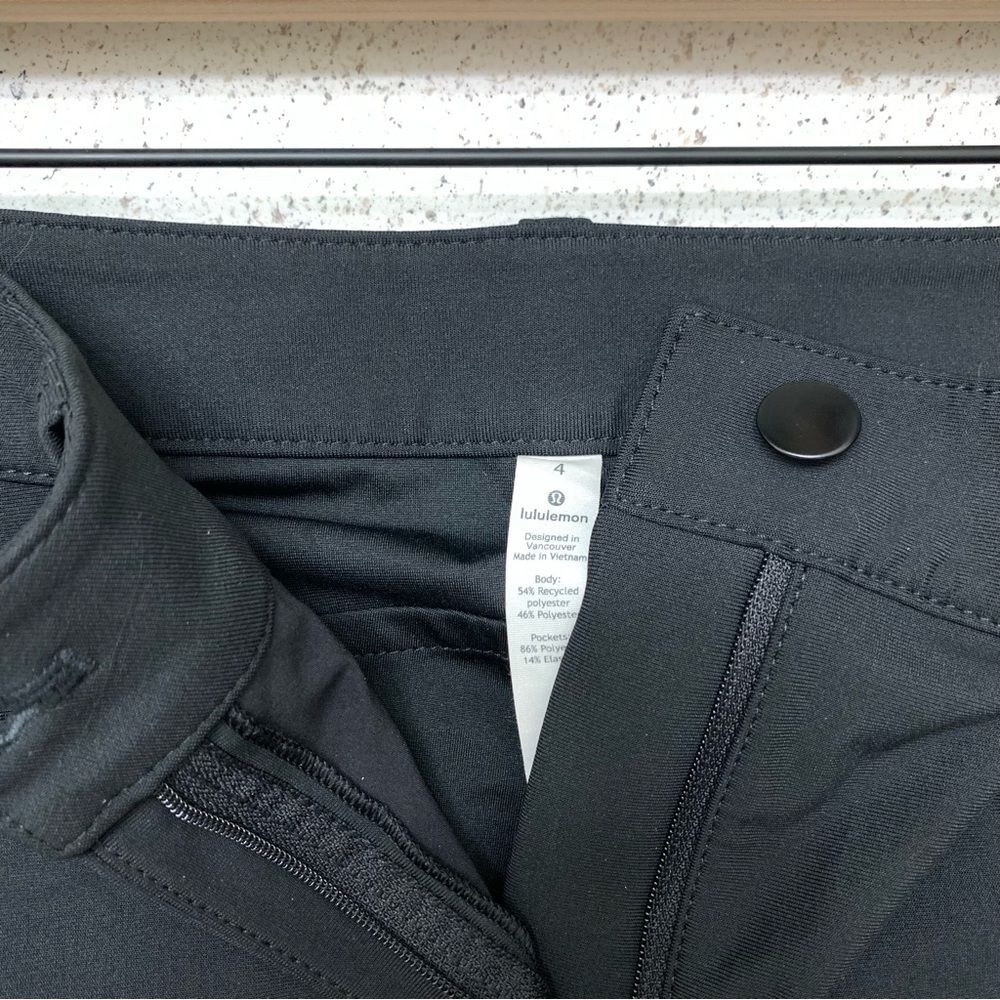 Lululemon Women’s City Sleek Black Pants 4 - Picture 6 of 6